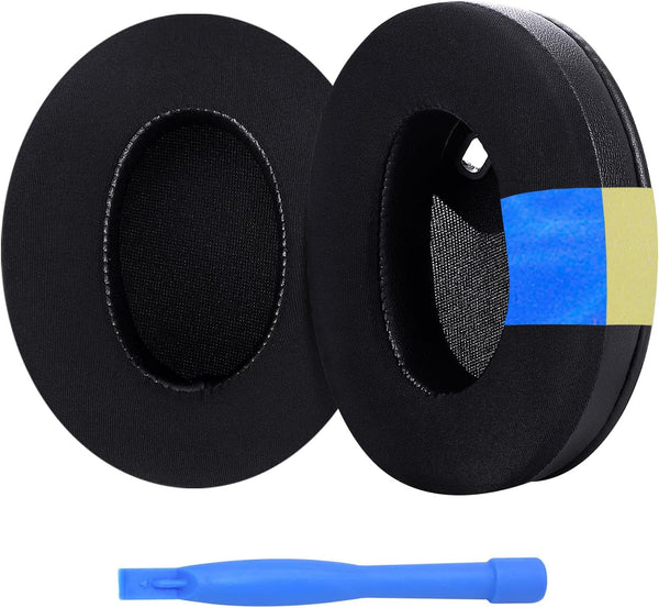 Replacement Earpads for Sony WH-1000XM4 by MMOBIEL ÃÂ¢ÃÂÃÂ Cooling Gel + Ice-Silk Fabric Memory Foam Ear Cushions, Snap-On Fit, Improved Passive Noise Isolation ÃÂ¢ÃÂÃÂ Pair (Black)