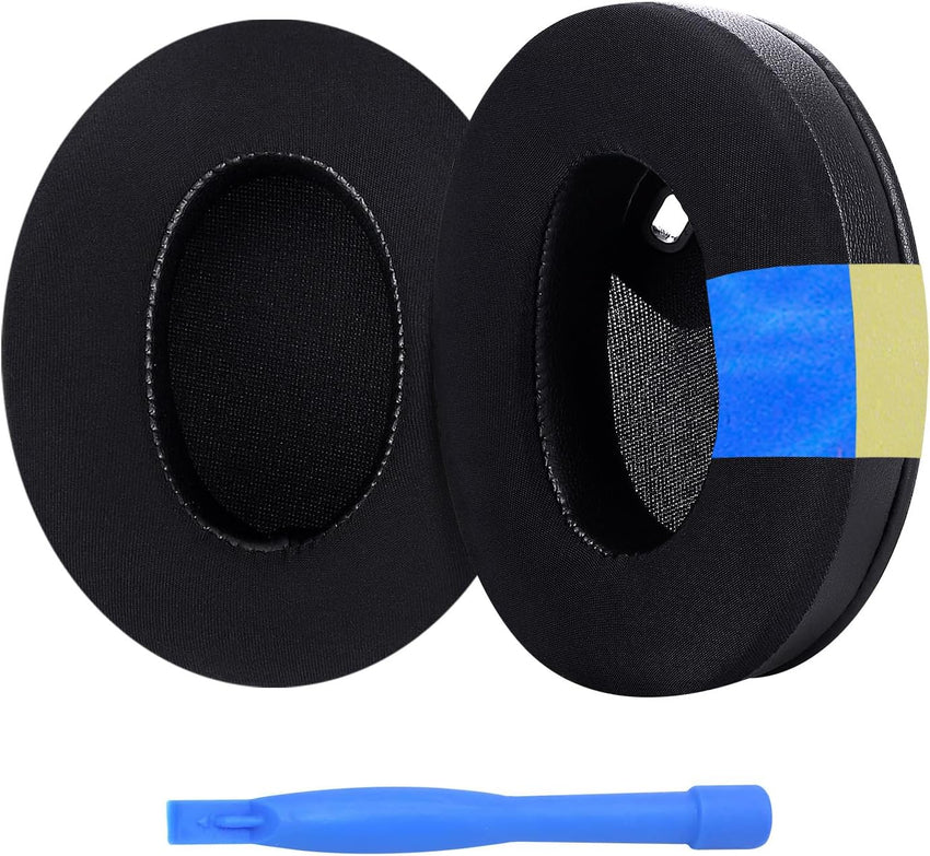 Replacement Earpads for Sony WH-1000XM4 by MMOBIEL ÃÂ¢ÃÂÃÂ Cooling Gel + Ice-Silk Fabric Memory Foam Ear Cushions, Snap-On Fit, Improved Passive Noise Isolation ÃÂ¢ÃÂÃÂ Pair (Black)