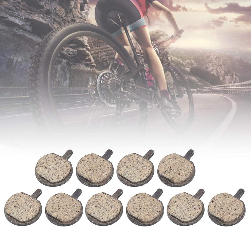 Bike Disc Brake Pads 5 Pairs Semi-Metallic Low Noise Wear-Resistant â Round