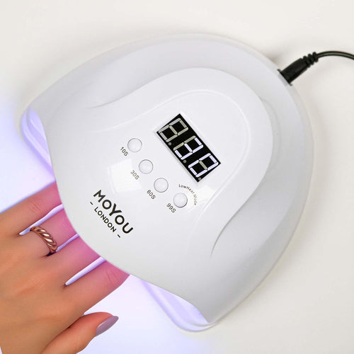 MOYOU LONDON 6W UV LED Nail Lamp Fast Curing Nail Dryer 4 Timer Settings Auto Sensor USB