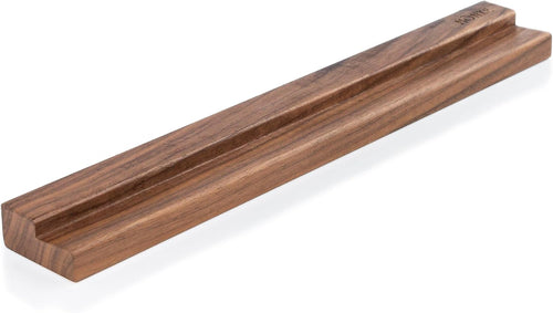 MÖNKE Vinyl Record Wall Mount - an Elegant Display Ledge Made from Solid Wood - This Vinyl Record Shelf Will Hold Records of Any Size (Walnut)