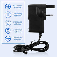 12V 1A Power Supply Adapter, AC to DC Power Supply Adapters Converter 100-240V 50/60 Hz 1000mA 12W, UK Plug Universal Driver Transformer, 12V Power Supply Adapter Suitable for LED Strip Lights, Router