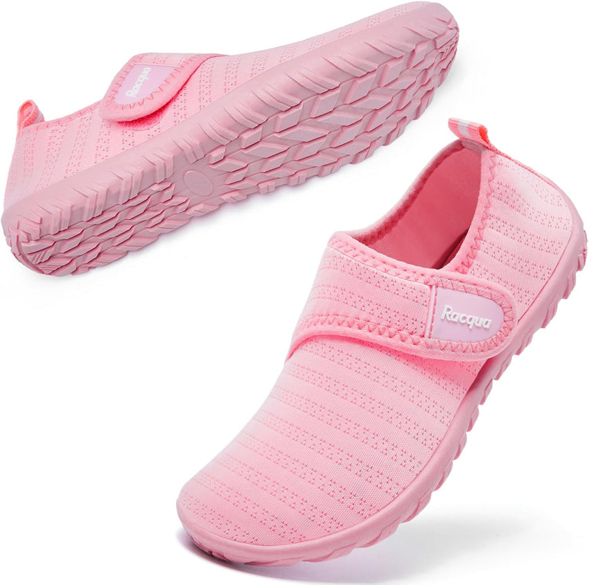 Girls Water Shoes Lightweight Quick Dry Barefoot Swim Shoes for Pool Surfing Ã¢ÂÂ Pink 5.5