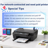 305 Ink Cartridges Black and Colour, 305 XL Ink Cartridges Replacement for HP DeskJet 2700 2710 2720 2722 2800 2810e 2820 Plus 4100 4120 4130 Envy 6000 6010 6020 6030 6032 Pro 6400 6430 6432