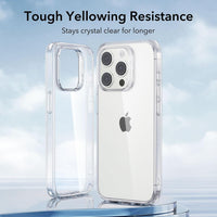 ESR Clear Case Compatible with iPhone 15 Case, Shockproof Thin Cover, Yellowing-Resistant Slim Transparent TPU Phone Case, Zero Series, Clear