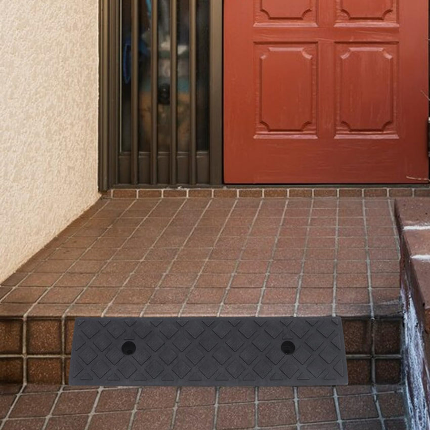 iplusmile Rubber Threshold Ramps for Cars Wheelchair Driveway Curb Ramps â Durable