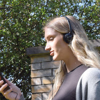 AV:Link | Lightweight Stereo Headphones | Black