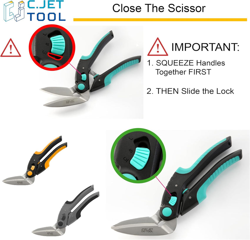 C.JET TOOL 10" Heavy Duty Scissors, Carpet Cutter, Industrial Scissors, Multipurpose, Scissors for Carpet, Cardboard, Leather, Pruning, Gardening, Professional Soft Grip Stainless Steel (Orange)