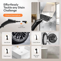 Portable Handheld Steam Cleaner 1.2L Fast Heating MultipurposenWhite