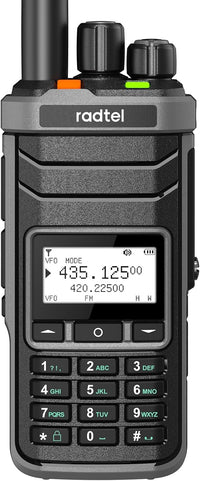 Radtel RT-860 Multi Band Ham Radio HF UHF VHF Dual Band with AM USB LSB CW CB LW MW SW SSB Reception, 1024 Channels, 2000mAh Battery, Type-C Charging