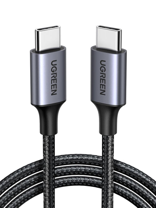UGREEN USB C to USB-C Charger Cable 60W Type C to C Lead Fast Charging Compatible With iPhone Air/17/16 Pro Max, Galaxy S25 Ultra, Pixel 9, iPad Pro 2024/Air 5, MacBook Pro (1M)