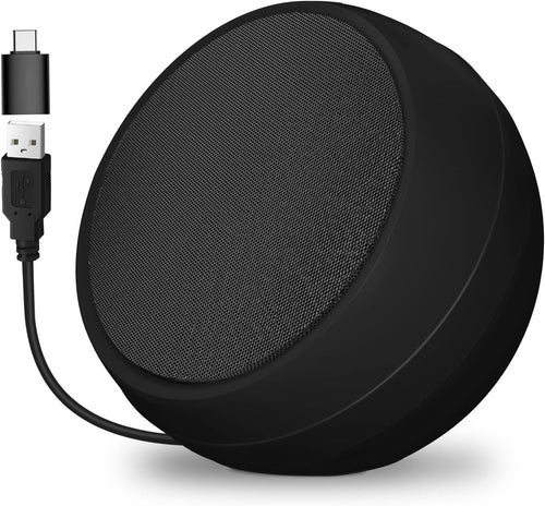 Mini Portable Computer Speakers USB Powered with Enhanced Bass Ã¢ÂÂ Black