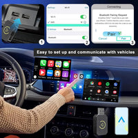 Wireless CarPlay Adapter, Convert Wired CarPlay to Wireless, USB C/A, Plug and Play, for 2016 Cars and for iPhone iOS 10+