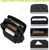 UBAYEE Men's Shoulder Bag Multiple Compartments for iPad Ã¢ÂÂ Fits 10.5 inch