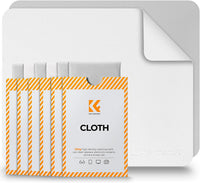 K&F CONCEPT Glasses Cleaning Cloth | Premium Microfiber Cleaning Cloths, Lens Cleaning Cloth for Camera Lenses, Eyeglasses, Screens, Cameras, Tablets -Washable, 6 Pack, 6 x 7 inches (15 x 18 cm)