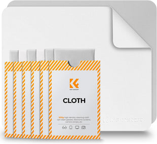 K&F CONCEPT Glasses Cleaning Cloth | Premium Microfiber Cleaning Cloths, Lens Cleaning Cloth for Camera Lenses, Eyeglasses, Screens, Cameras, Tablets -Washable, 6 Pack, 6 x 7 inches (15 x 18 cm)
