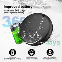 [Android Systems, High Accuracy] Anti-Lost Tag, Small Smart Tag, Android Tracker, Compatible with âFind My Deviceâ App (AndroidOnly) for Keys, Wallet, Luggage (Black-1)