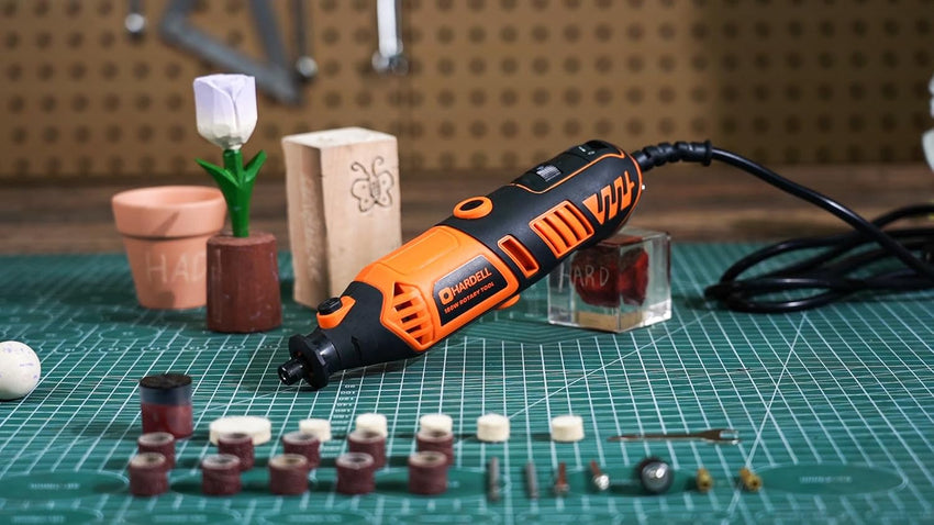 Corded Rotary Tool 180W 6Ã¢ÂÂSpeed 8,000Ã¢ÂÂ35,000RPM with 61 Accessories Ã¢ÂÂ Orange