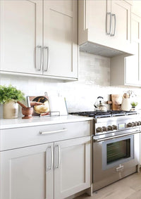 Cabinet Pulls 10-Pack Brushed Zinc Alloy 160mm Handles Satin Nickel