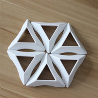 YONGJUN MoYu Shengshou sengsou Base Stand for magic puzzles cubes, Cube Tripod, White, Set of 14 pcs