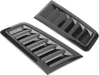 Bonnet Air Vents 2pcs Engine Hood Vents Focus RS MK2 Style â Carbon Fibre