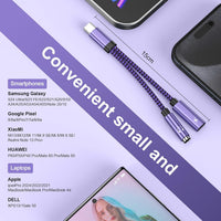 USB C to 3.5mm Jack and Charger Adapter USB C Headphone Adapter Splitter