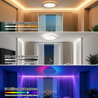 Smart RGB Ceiling Light LED 2700LM Alexa Compatible â 12 Inch