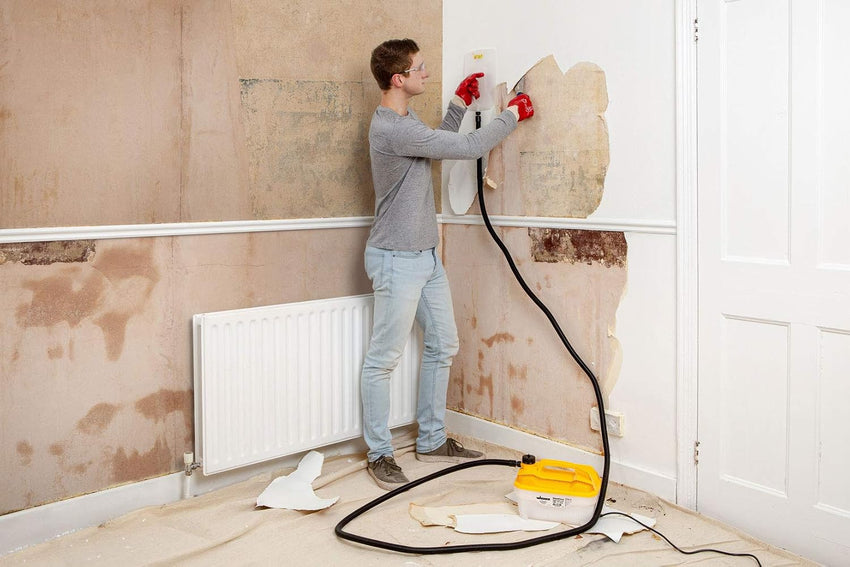 WAGNER Steam Wallpaper Stripper SteamForce, 4 L Capacity, Steaming Time Max. 70 Min, 3,7 M Hose, 2.000 W, 230 V