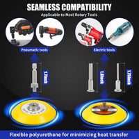 Pomsare 133pcs Sanding Discs Car Polishing Pads Kit for Drill, 75mm Wet and Dry Sandpaper 60-10000 Grits, Car Headlight Restoration Kit, Drill Sanding Attachments Buffing Pads for Auto, Wood and Metal