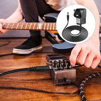 Guitar Pedal Power Supply 9V DC 1A Adapter for Effects Pedals â 1M Cable