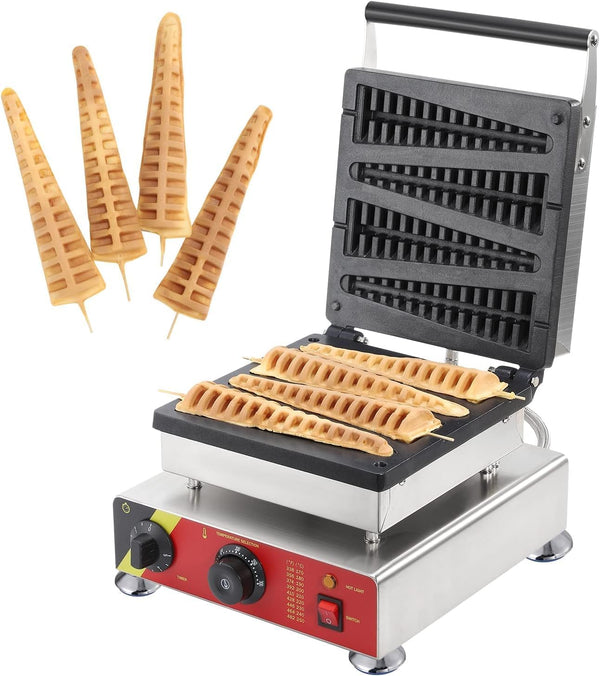 USED CGoldenWall NP-501 4pcs Commercial Waffle Toaster waffle maker No-stick waffle baker Waffle machine Waffle Iron machine (Lolly) 220V CE Certification