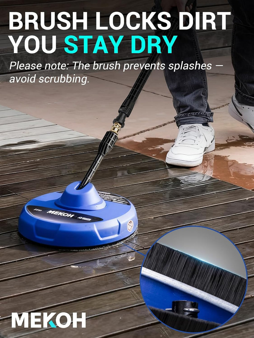 Patio Cleaner Attachment for Karcher Pressure Washer 31cm Rotary Surface Cleaner