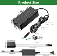 Gonine AC-PW20 AC Power Adapter NP-FW50 Dummy Battery Kit for Sony Alpha ZV-E10 A7 A7R A7S A7II A7RII A7SII A6500 A6400 A6300 A6100 A6000 A5100 A5000 RX10 II III IV NEX-3 NEX-5 NEX-7 Camera