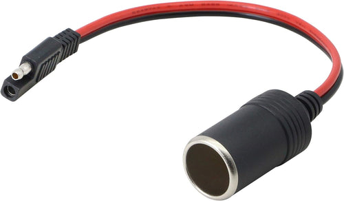 CERRXIAN 14AWG SAE to Cigarette Lighter Socket 12V-24V Extension Cable Extension Charging Cable, Car Cigarette Lighter Female Socket to SAE Quick Disconnect Adapter