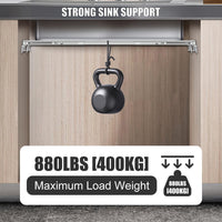 Undermount Sink Support Kit Adjustable 51â140cm Stainless Steel Heavy Duty â 2 pcs