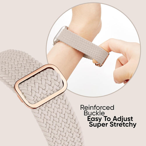Raradev 5 Pack Braided Band Compatible for Apple Watch Straps Women 40mm 41mm 38mm 42mm 44mm 45mm 46mm 49mm, Breathable Stretchy Elastic Sport Loop for iWatch SE3 Series 11/10/9/8/7/6/5/4/3/2