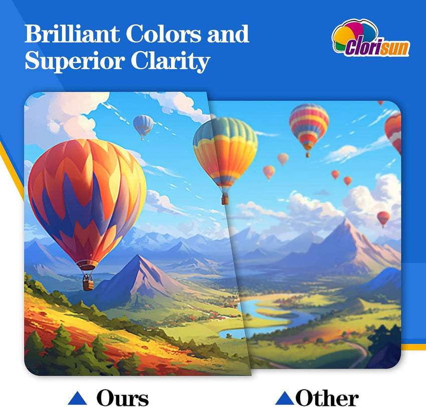 Clorisun Replacement for 405XL7 pack Compatible with Epson WF-3820 Ink Cartridges for Epson WorkForce Pro WF-4820 WF-3820 WF-7830 WF-7840 WF-7310 WF-4830 WF 7310 WF 7830 WF 4820 Ink Cartridges