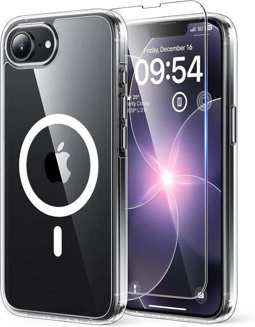 TAURI for iPhone 16e / iPhone 17e Case, [Fit for MagSafe] [Anti-Yellowing] with Screen Protector, Military-Grade Protection, Slim Magnetic Phone Case for 17e,16e 6.1-Inch, Clear