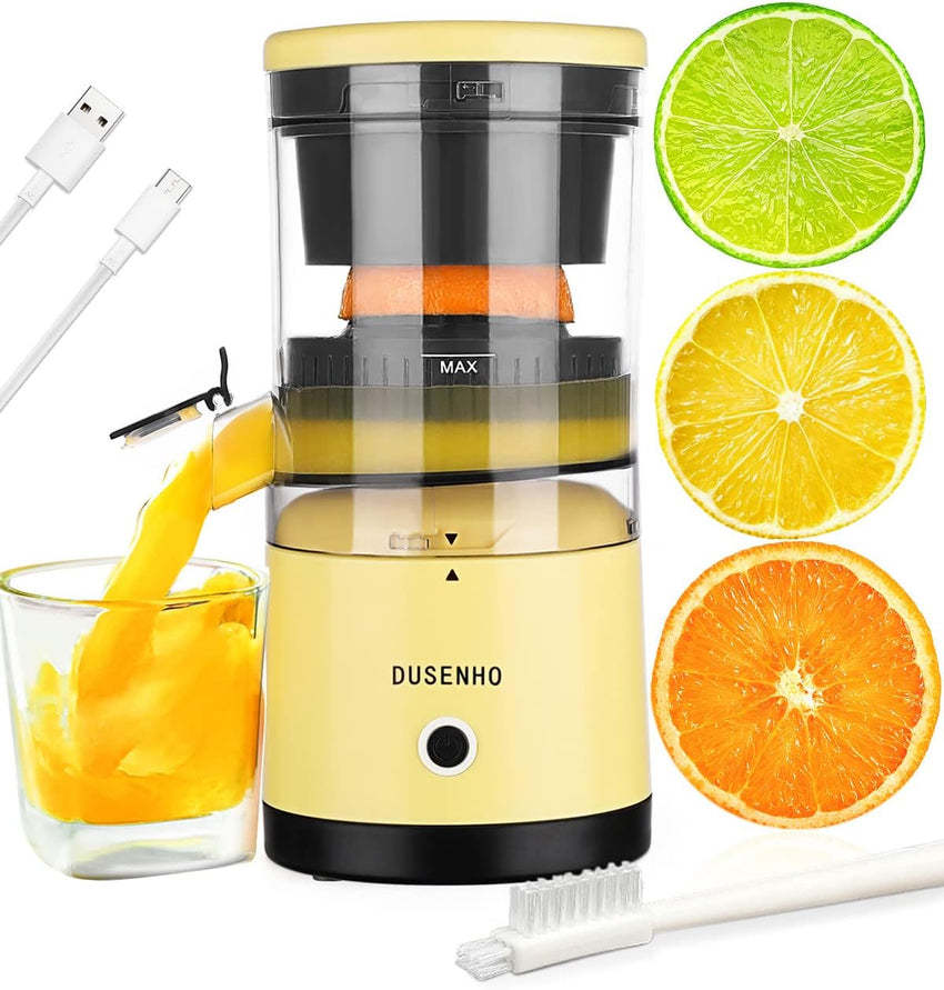Electric Lemon Juicer Portable USB Rechargeable Citrus Juicer â Multi-Colour