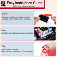 15 pack 570 571XL CLI 571XL Ink Cartridges Compatible for Canon 570 571