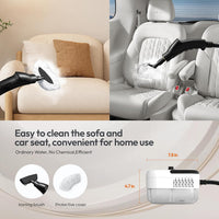 Portable Handheld Steam Cleaner 1.2L Fast Heating MultipurposenWhite
