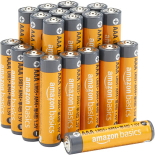 Amazon Basics 18-Pack AAA Alkaline High-Performance Batteries, 1.5 Volt, 10-Year Shelf Life