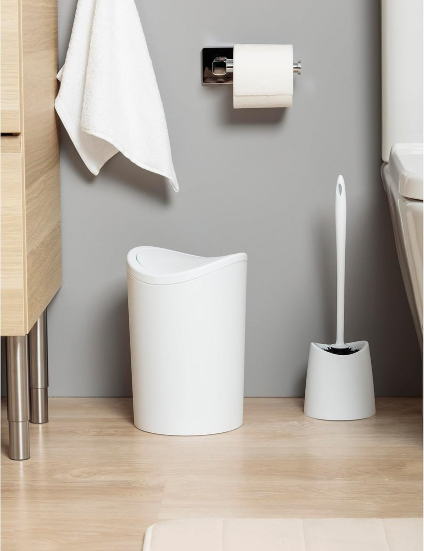 Tatay Bathroom Bin Swing Lid 6L - White