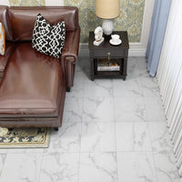 Self-Adhesive Vinyl Floor Tiles 30x30cm 32pcs Grey White Marble Ã¢ÂÂ 32pc