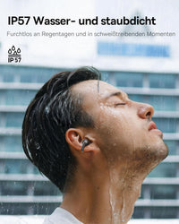 Baseus MC1 Open Earphones, Bluetooth Earbuds with Clip & 40H Battery Life, HiFi Bass Ai Sound Quality, Comfortable and Lightweight (5 g), Clip with IP57 Protection from Dust and Water
