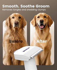 oneisall Dog Grooming Vacuum Kit,Suction 99% Pet Hair,Dog Grooming Brush,Dog Hair Vacuum Groomer with 4 Pet Grooming Tools,Pet Hair Remover