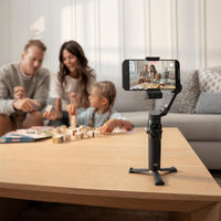 DJI Osmo Mobile 8 Gimbal Stabilizer for Phone, AI Native Tracking with Audio & Lighting, 360^0 Pan Rotation, Built-in Extension Rod & Tripod, 10h Battery, Extension Rod, Robust 3-Axis Stabilization