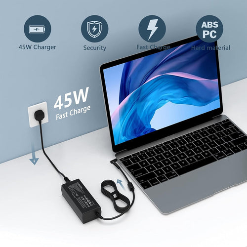 Jippofu Laptop Charger Compatible with Lenovo 45W Laptop Charger for Ideapad 1/3/5 100 110S 120S 310 310S 320 320S 330 330S 510 510S 520 710 Yoga 310 330 510 520 530 710 AC Power Adapter