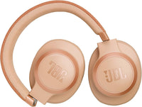 JBL Live 770 NC Wireless Over-Ear Headphones with Noise-Cancelling Technology and 65-Hour Battery Life, Sandstone