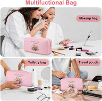 Christian Cosmetic Makeup Bag Oxford Cloth Travel Pouch Religious Gift